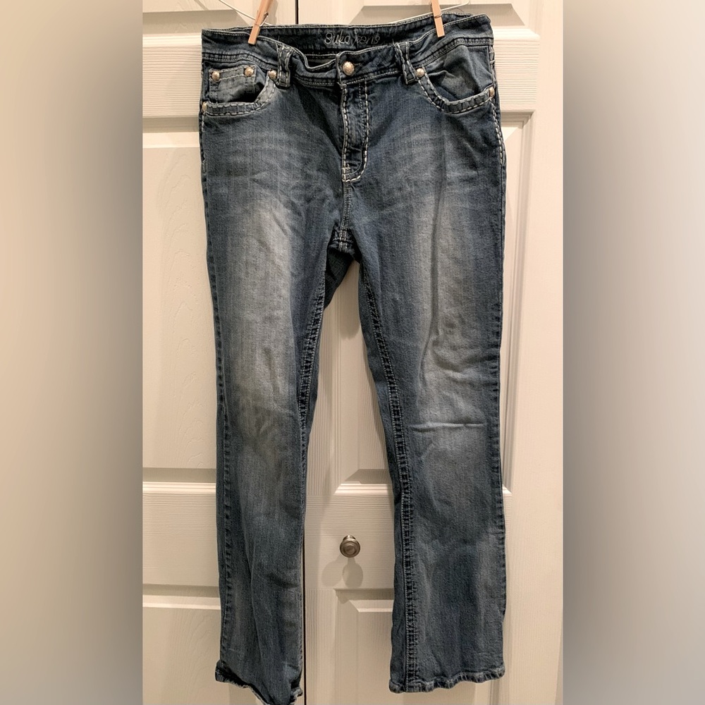 Suko Jeans distressed wash jeans size 13/14